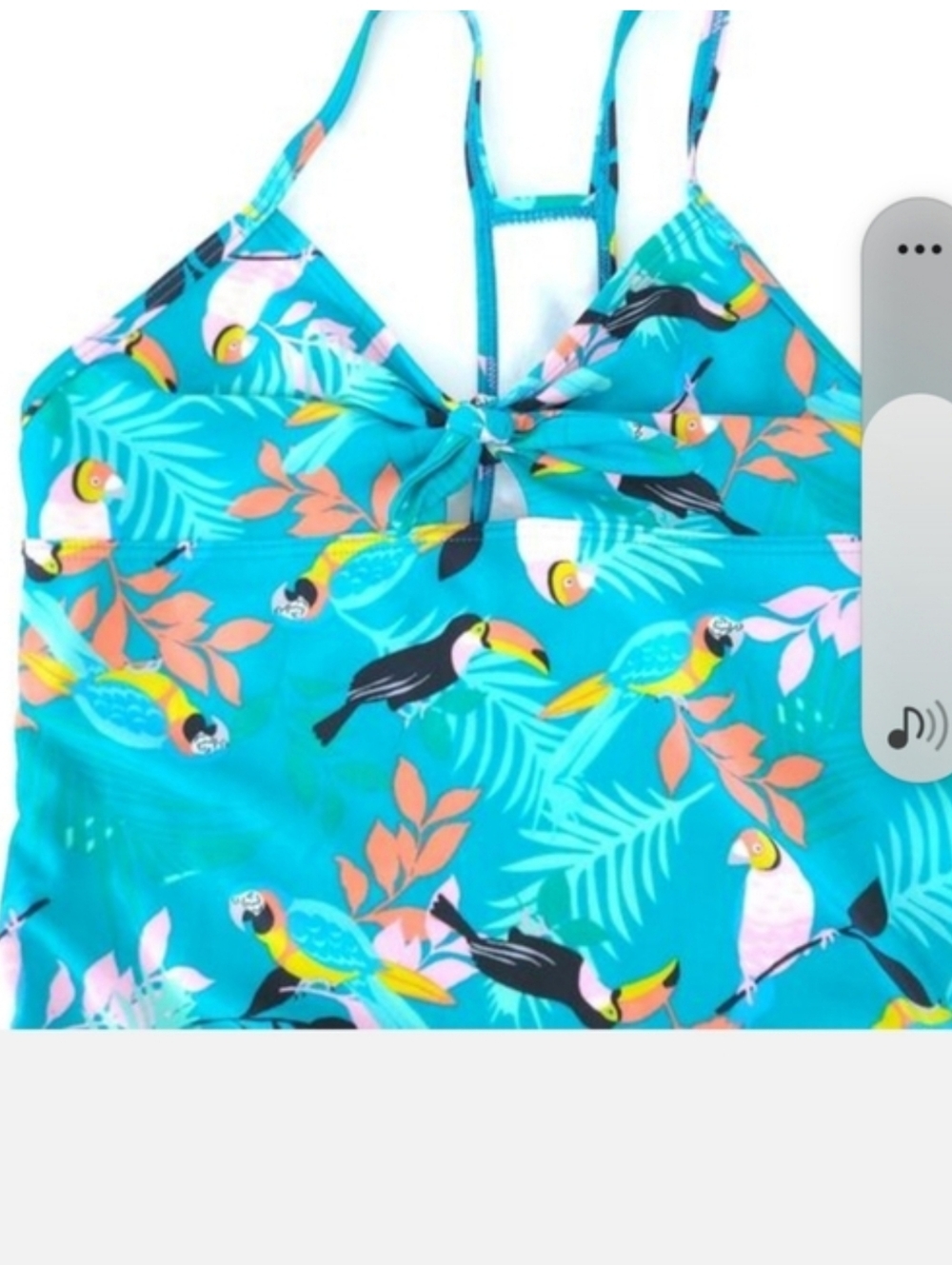 Girls Speedo Swimsuit Swim One Piece Youth Blue Size S 7/8Tucan - Picture 2 of 5